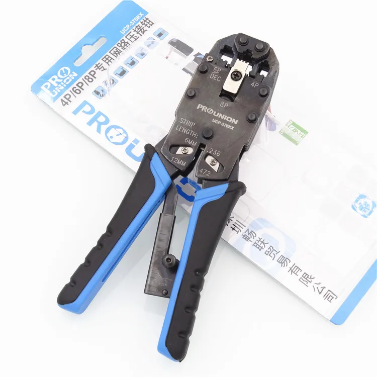 14 IN 1 Pro'skit UCP-376KX multi-function Three-purpose crystal head network crimping pliers tool set