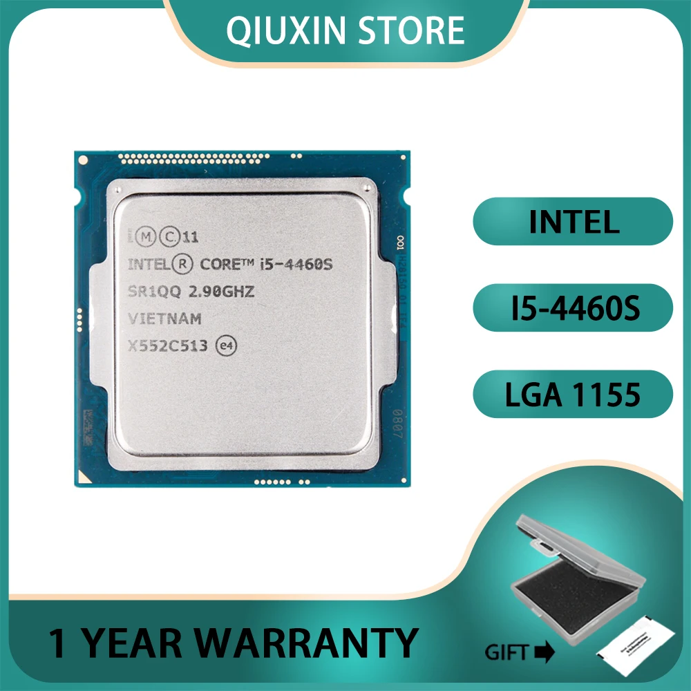 

Intel Core i5-4460S i5 4460S CPU Processor 2.9GHz Quad-Core 6M 65W LGA 1150