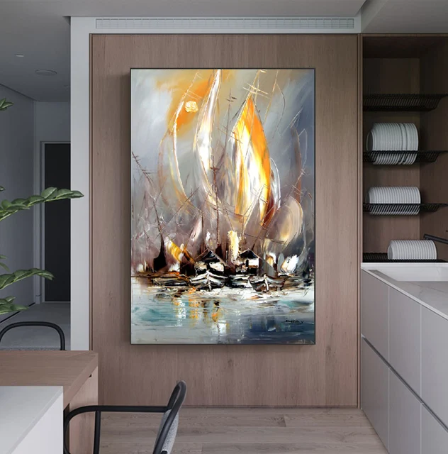 

Абстрактный морской постер на холсте