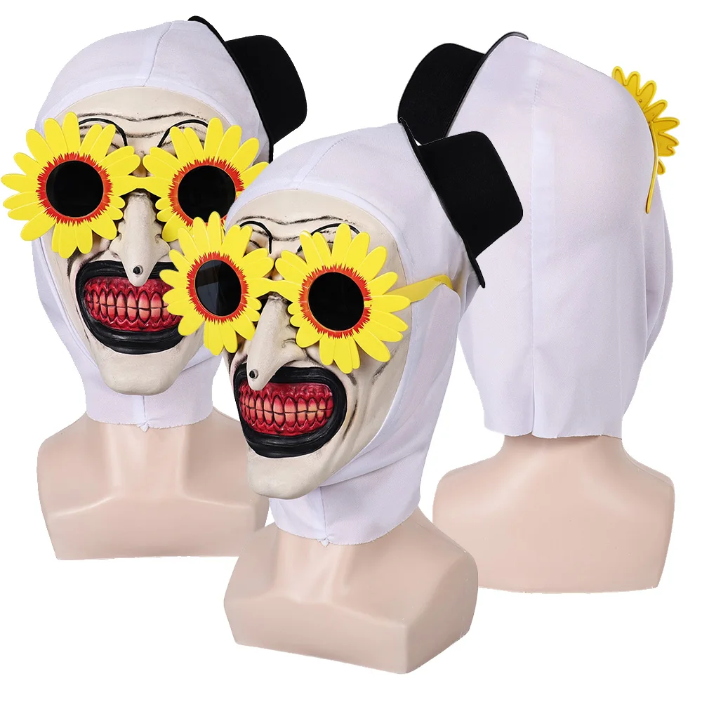 Ужас искусство клоун косплей фильм ужасов 3 маска Санта-Клаус очки аксессуары для