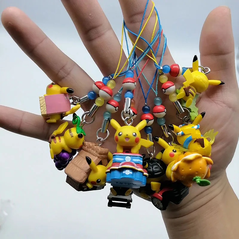 

Брелок с покемоном, кукла, игрушка, аниме фигурка, брелки, Пикачу, Mew, Eevee, Piplup, экшн-фигурка, кошелек, сумка, подвеска, подарки для девушек