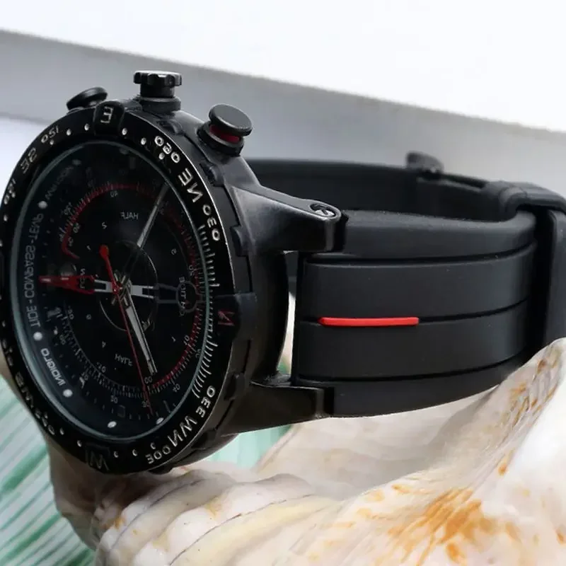Фото Резиновый ремешок премиум-класса для часов TIMEX T2N720 TW2T76300 T2N721, мужской черный водонепроницаемый силиконовый спортивный ремешок 24*16 мм №4