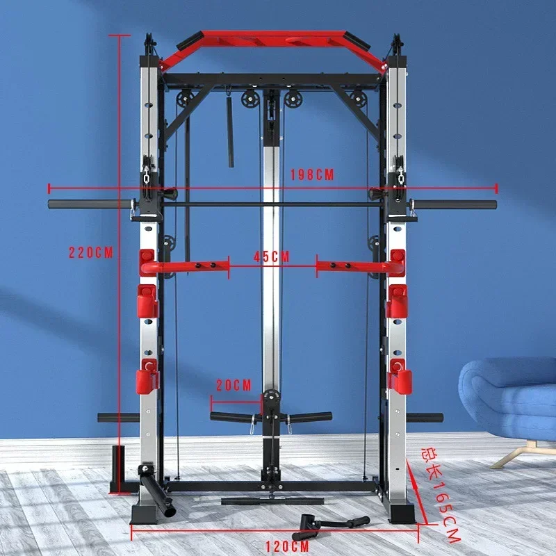 Спортивное оборудование для фитнеса стальная стойка приседаний Gantry Push силовой