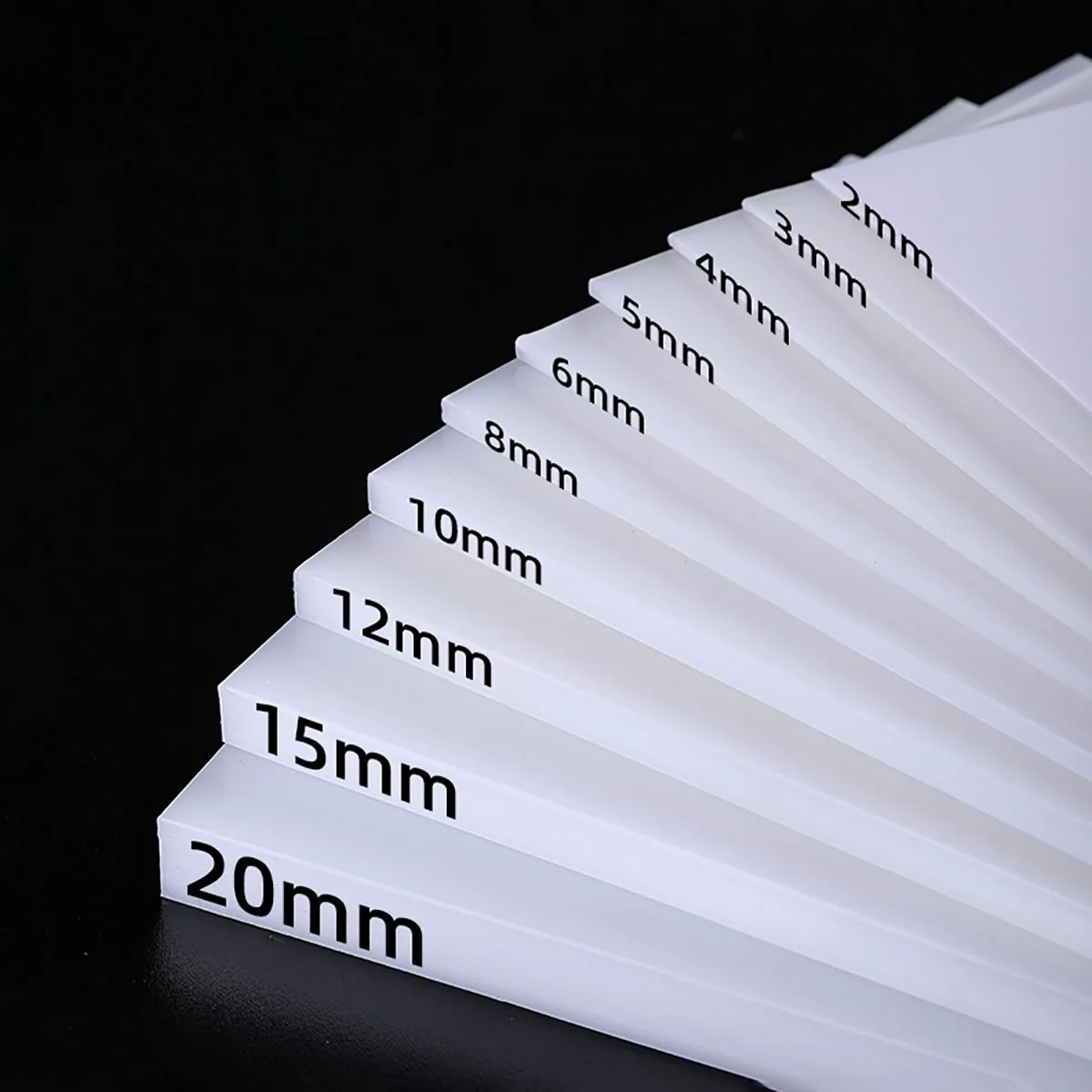 

Thickness 3mm-20mm White Polypropylene Board 100x100mm 100x150mm 150x200mm 200x200mm PP Plastic Sheets Plate For DIY