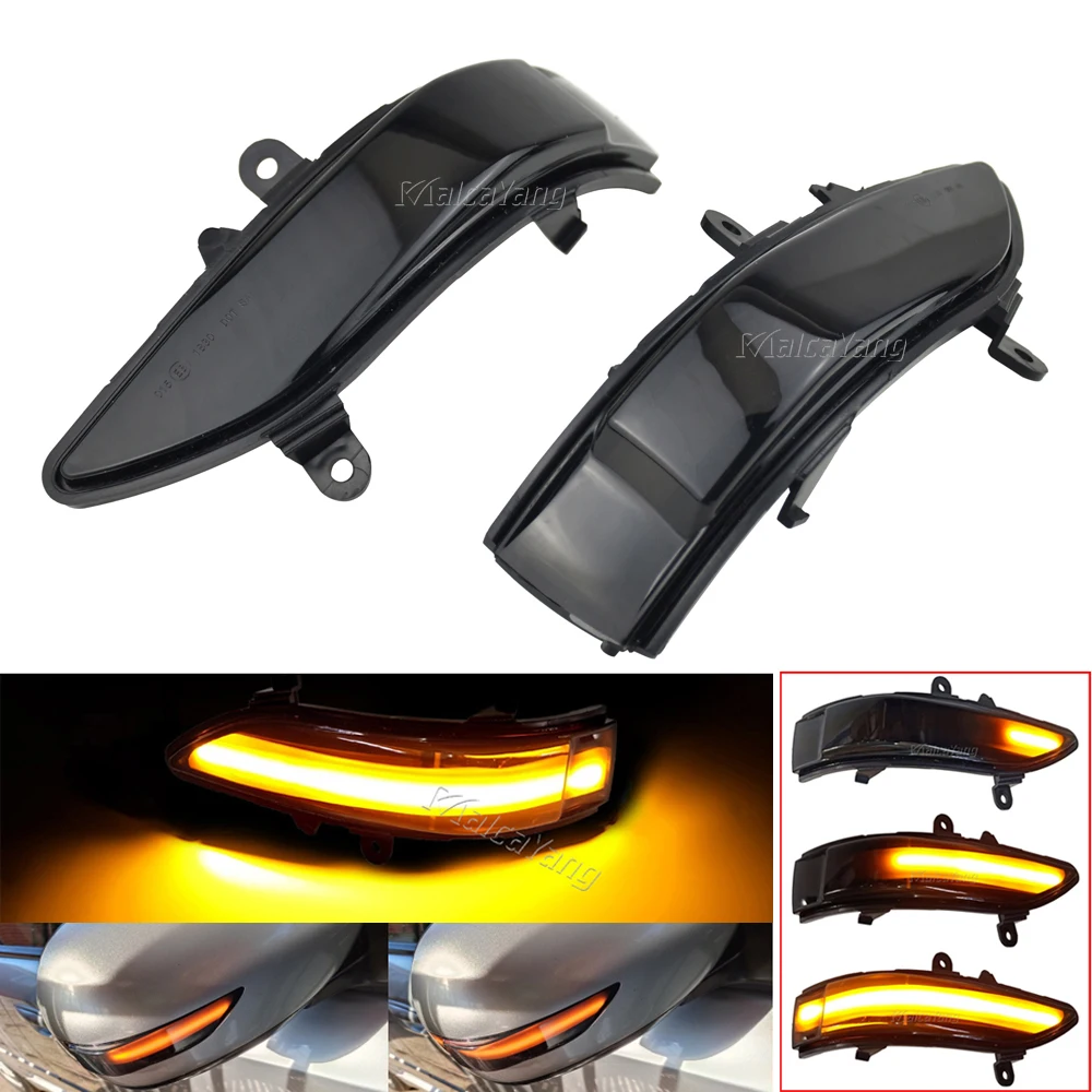 

2PCS Dynamic Blinker For Subaru Forester Outback Legacy Tribeca Impreza wrx sti Side Mirror Indicator LED Turn Signal Light