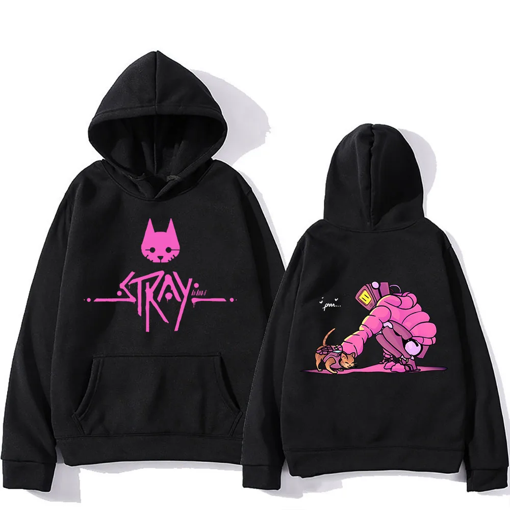

2023 Stray Cat Hoodies Game Print Streetwear Men Women Casual Fashion Oversized Sweatshirts Hoodie Pullovers Tracksuits Tops