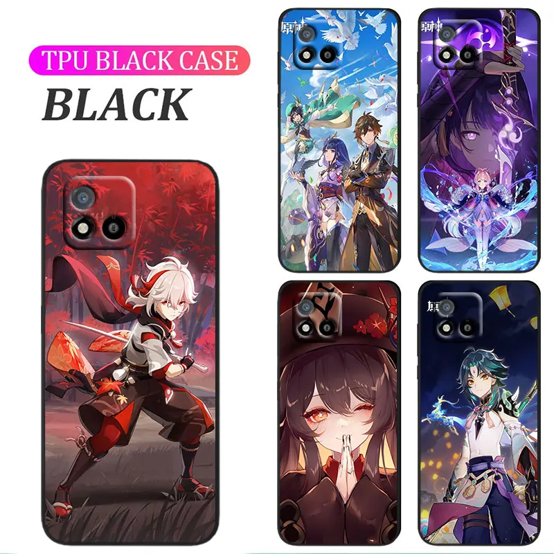 

Genshin Impact ZHONGLI HUTAO Cover For OPPO A74 A72 A53 Reno 7 6 5 4 2 Find X3 X2 Z Lite Neo Pro Plus SE Black Phone Case