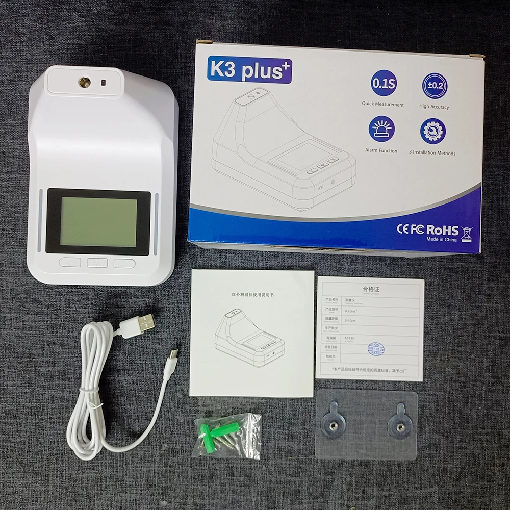 Настенный инфракрасный термометр K3Plus с ЖК-дисплеем цифровой датчик температуры