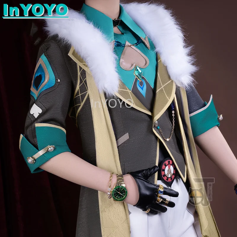 InYOYO Aventurine Косплей Костюм Honkai: Star Rail игровой костюм модная красивая униформа
