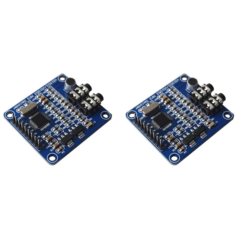 

2X VS1003B VS1053 MP3 Decoding Module Development Board VS1053B VS1053 IC Onboard Recording Function SPI Interface