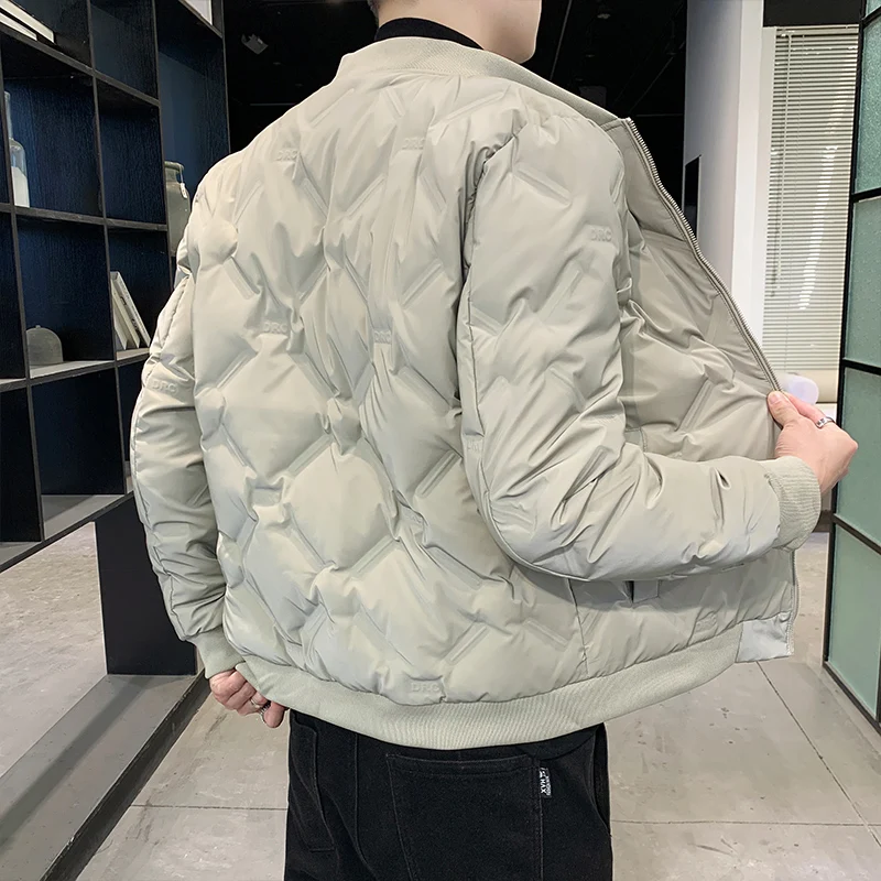 Autumn Winter Light Thin Duck Down Jackets Men Fashion Warm Short Parkas Slim Casual Down Coats Outdoor Windproof Jacket 2022