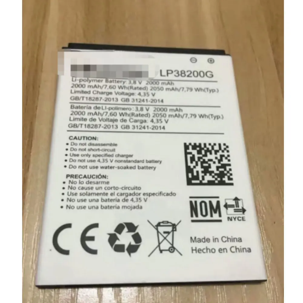 

lp38200g battery for Hisense 3.8V 2000MAH /7.60 wh LP38200G Battery+Number tracking