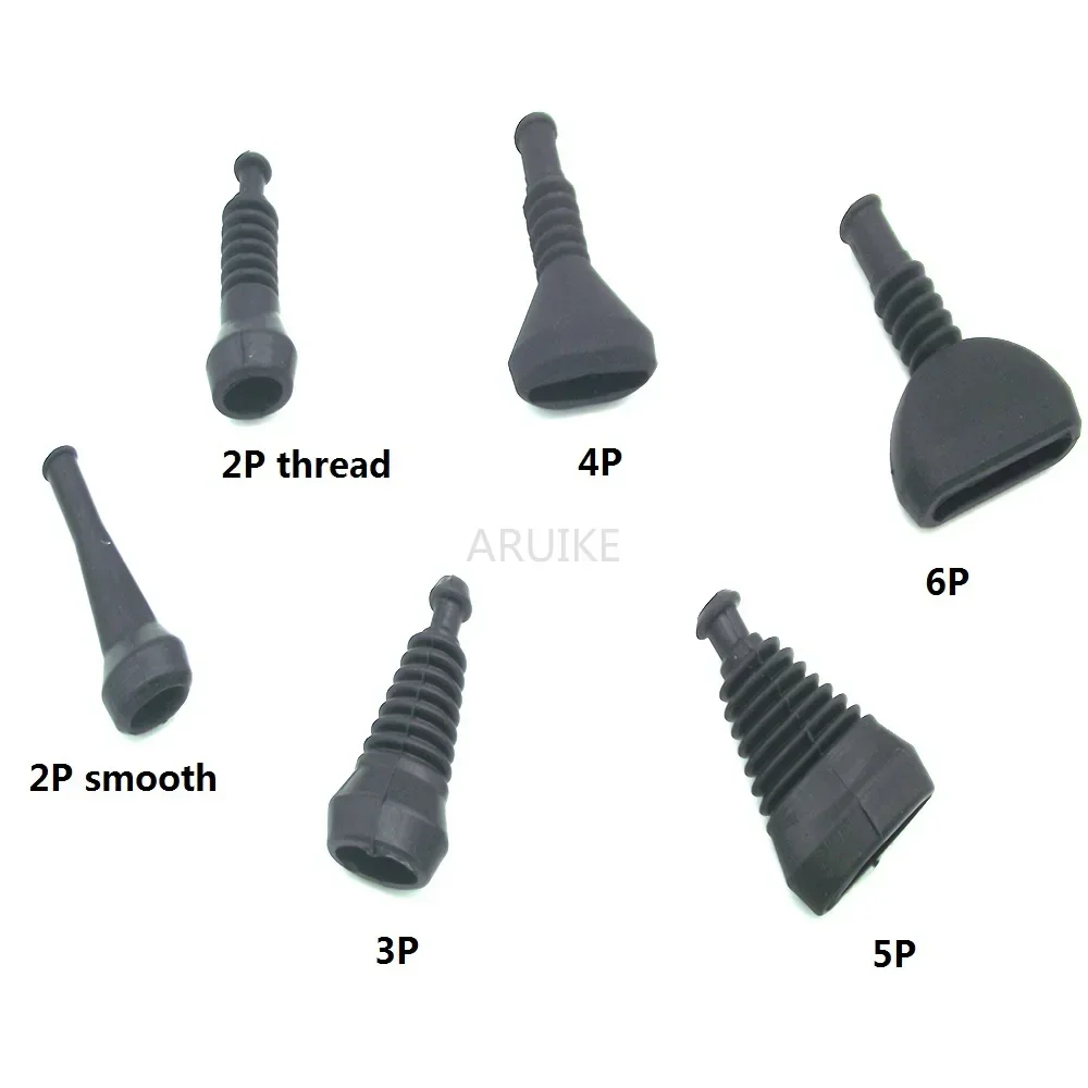 

2/3/4/5/6-контактный силиконовый чехол для жгута проводов, водонепроницаемая защита электромобиля, подходит для разъема AMP 1,5