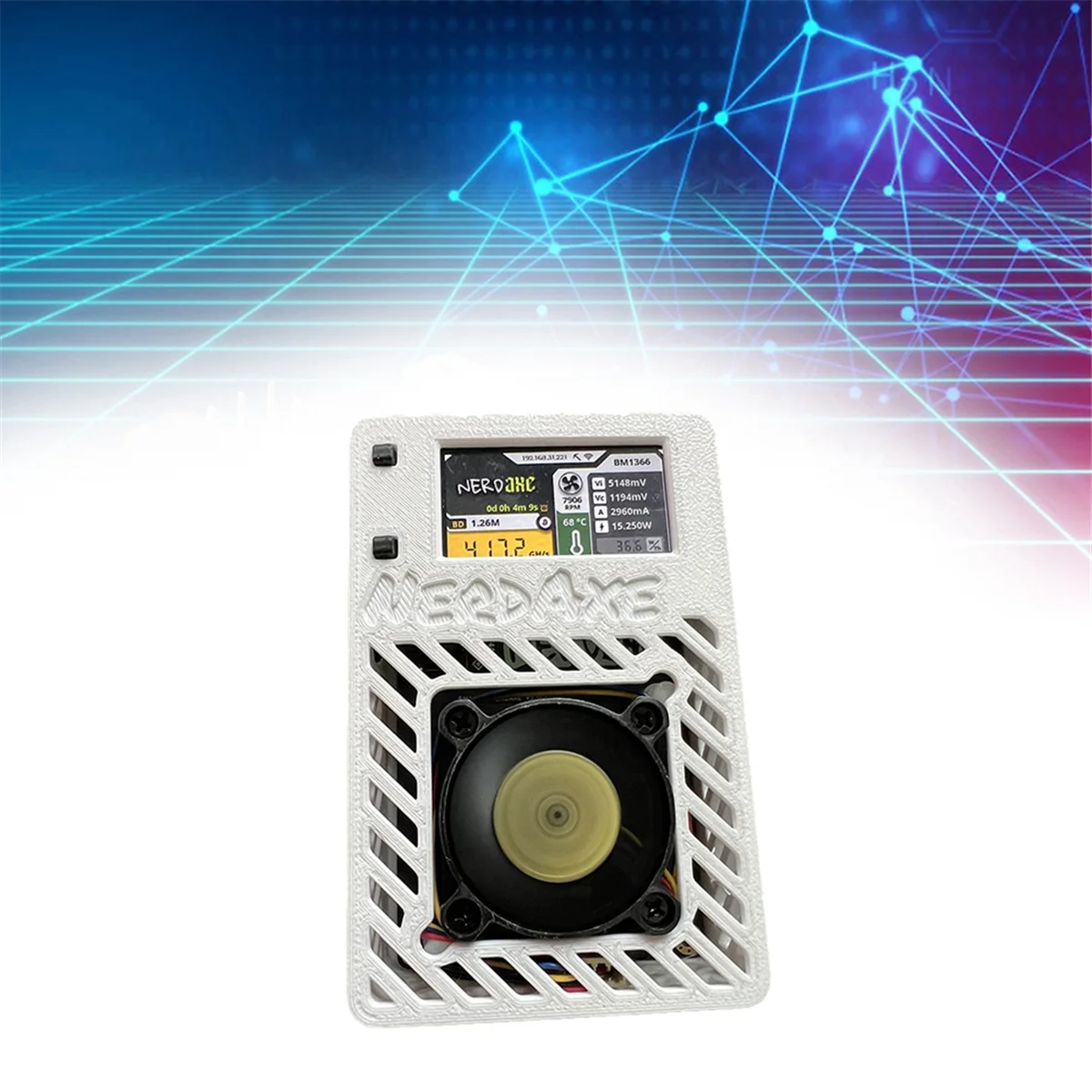 NerdAxe Miner Nerdminer 500Gh/S S19XP BM1366 ASIC Bitcoin Mini Лотерейный майнер EU PLUG