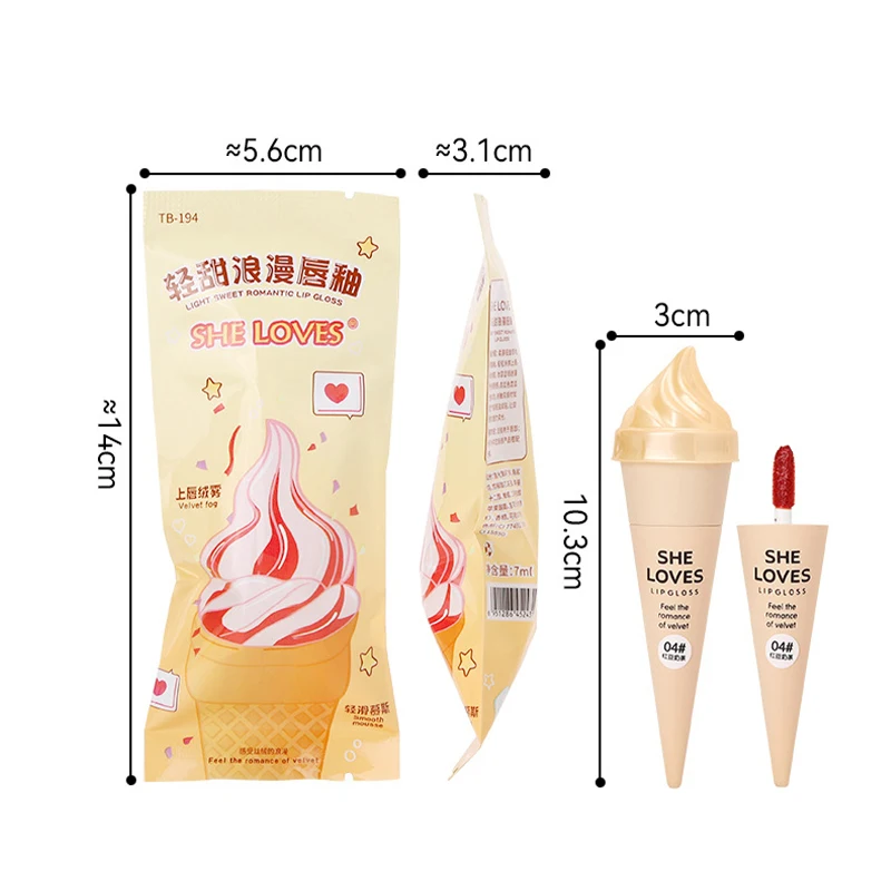 6 цветов охлаждающий летний тинт для губ шелковистая увлажняющая долговечная
