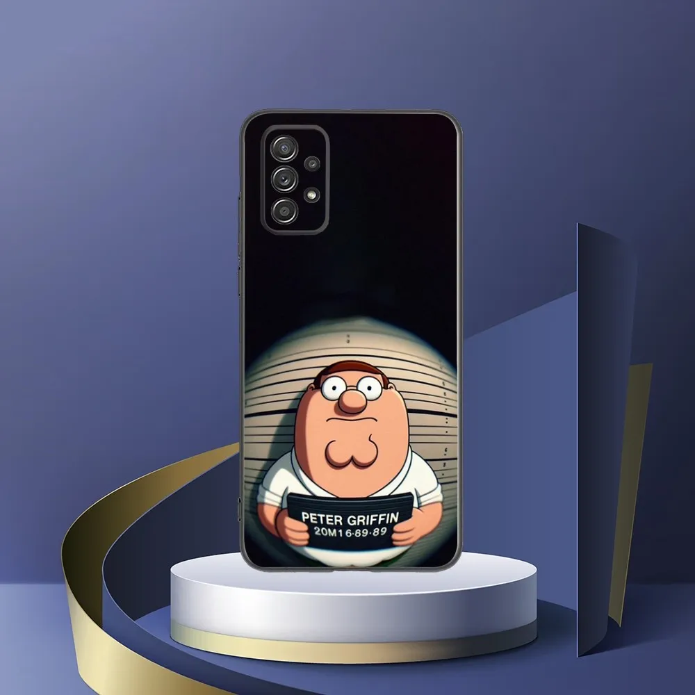 Чехол для телефона P-PeterS Family G-Guy Samsung S24 S23 S22 S21 S20 S10 S10E S9 Plus FE Note 20 Ultra 10 9 черный