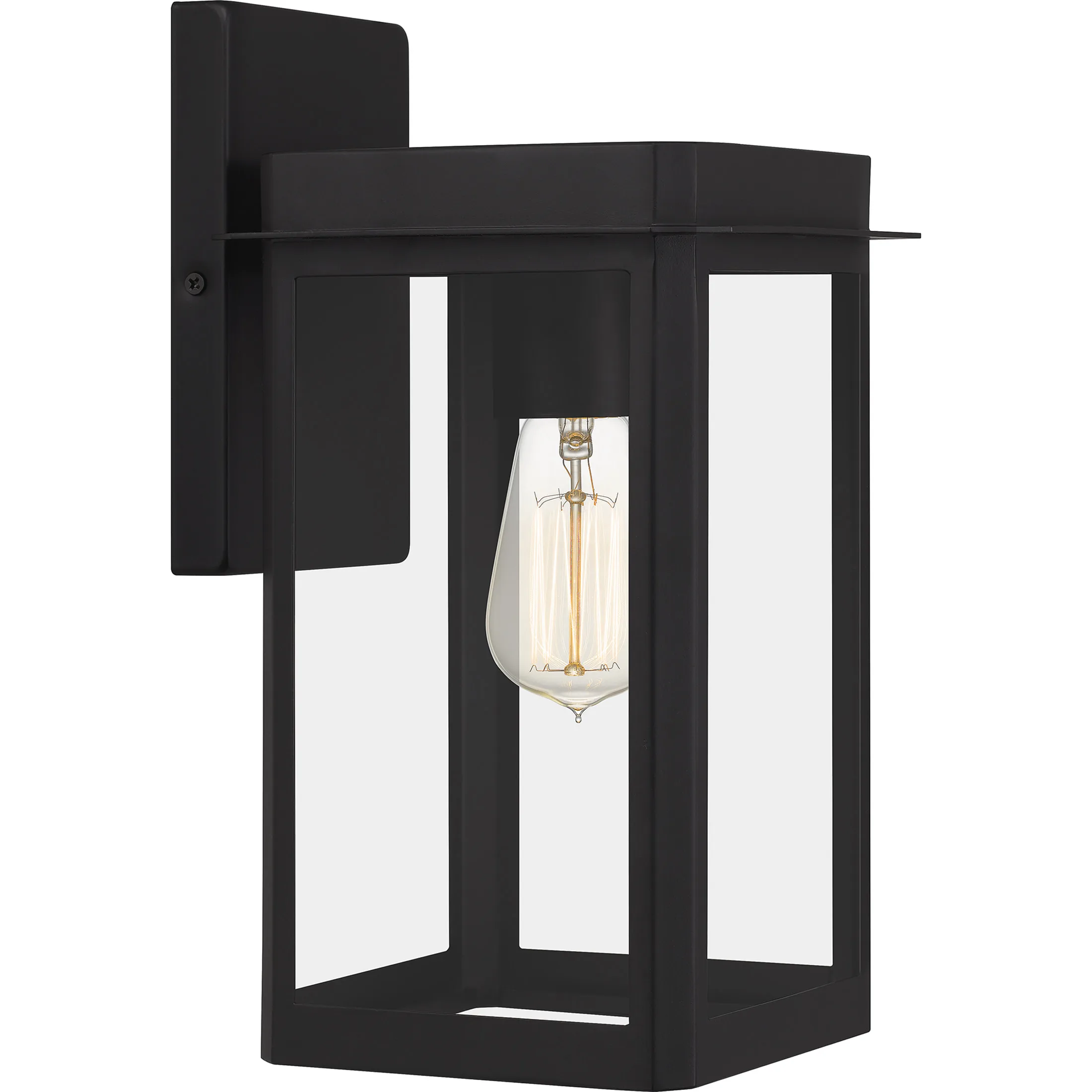 

Piper 1-Light Matte Black Outdoor Wall Lantern