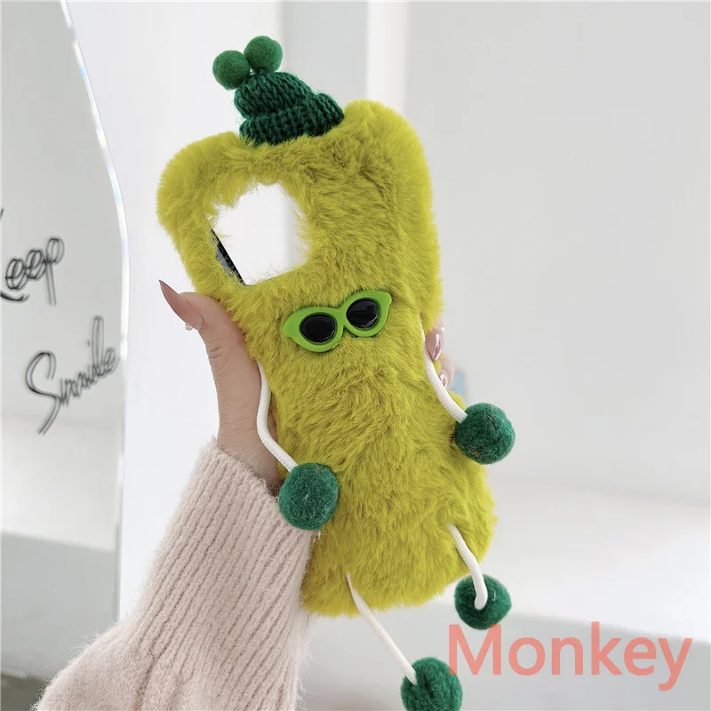 Плюшевый чехол для переноски с модными солнцезащитными очками oppo a53s a15s a16 a12e a5s a3s