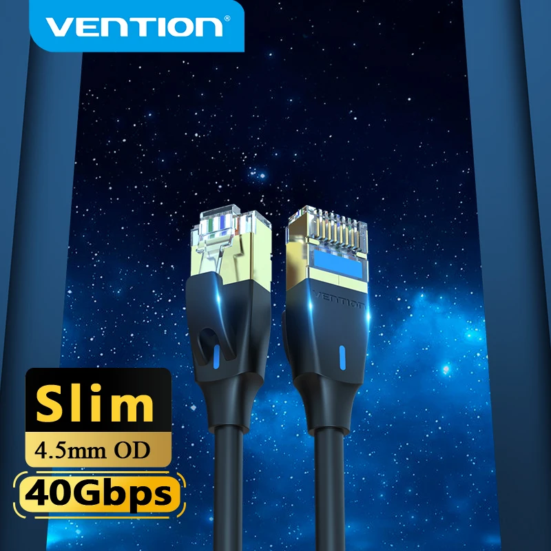 

7239 Ventie Ethernet Kabel Cat8 40Gbps Mini Slim Rj 45 Netwerk Kabel Voor Laptops Ps 4 Router 2000Mhz Internet lan Cord RJ45