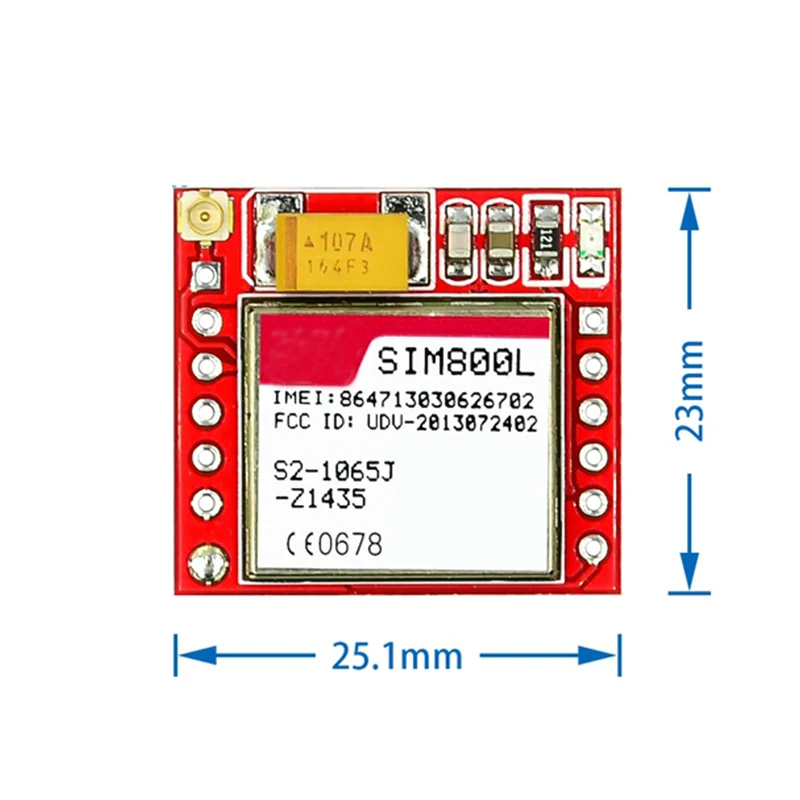Фото SIM800L GPRS GSM модуль Micro SIM-карта ядро четырехдиапазонный TTL последовательный порт антенна PCB Беспроводная плата Wi-Fi для смартфона Arduino №2