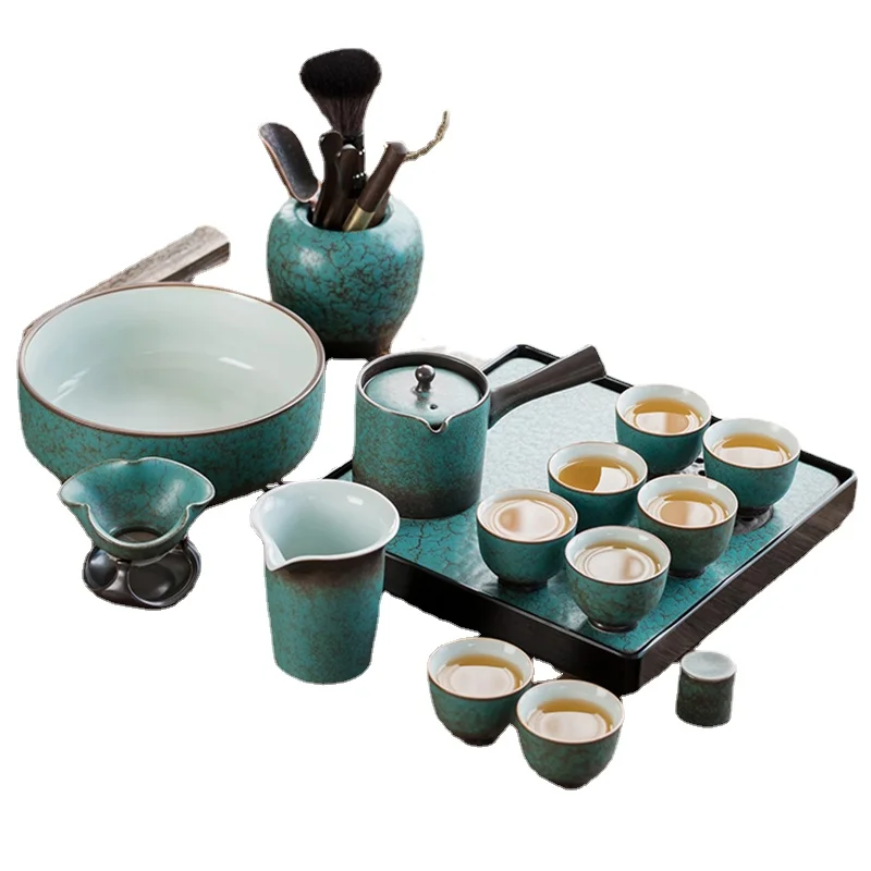 Vintage Kettle Travel Teaware Sets Coffee Crockery Teapot Tray Teaware Sets Japanese Ceramic Teteras Para Infusiones Tea Pot Set images - 6