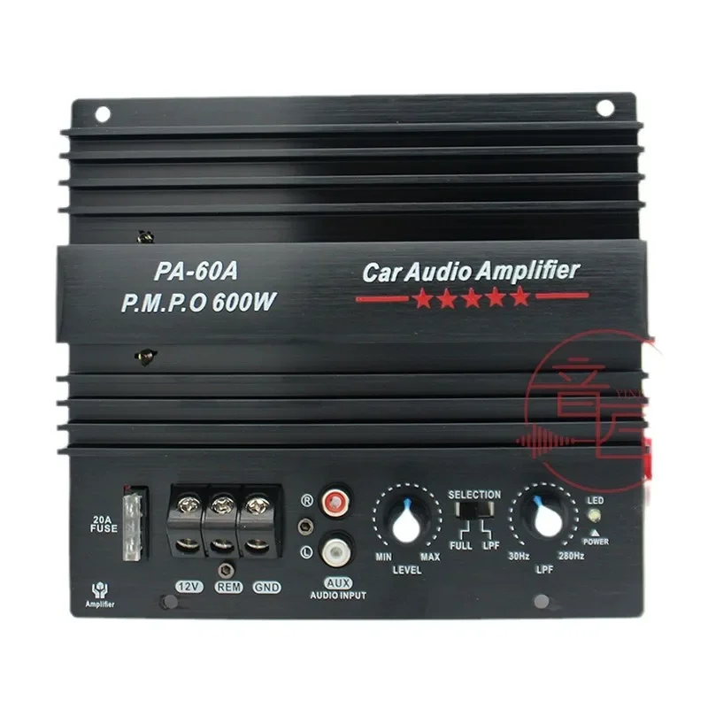 12V Power Amplifier 600W PA-60A Subwoofer 12v Car Board High Audio