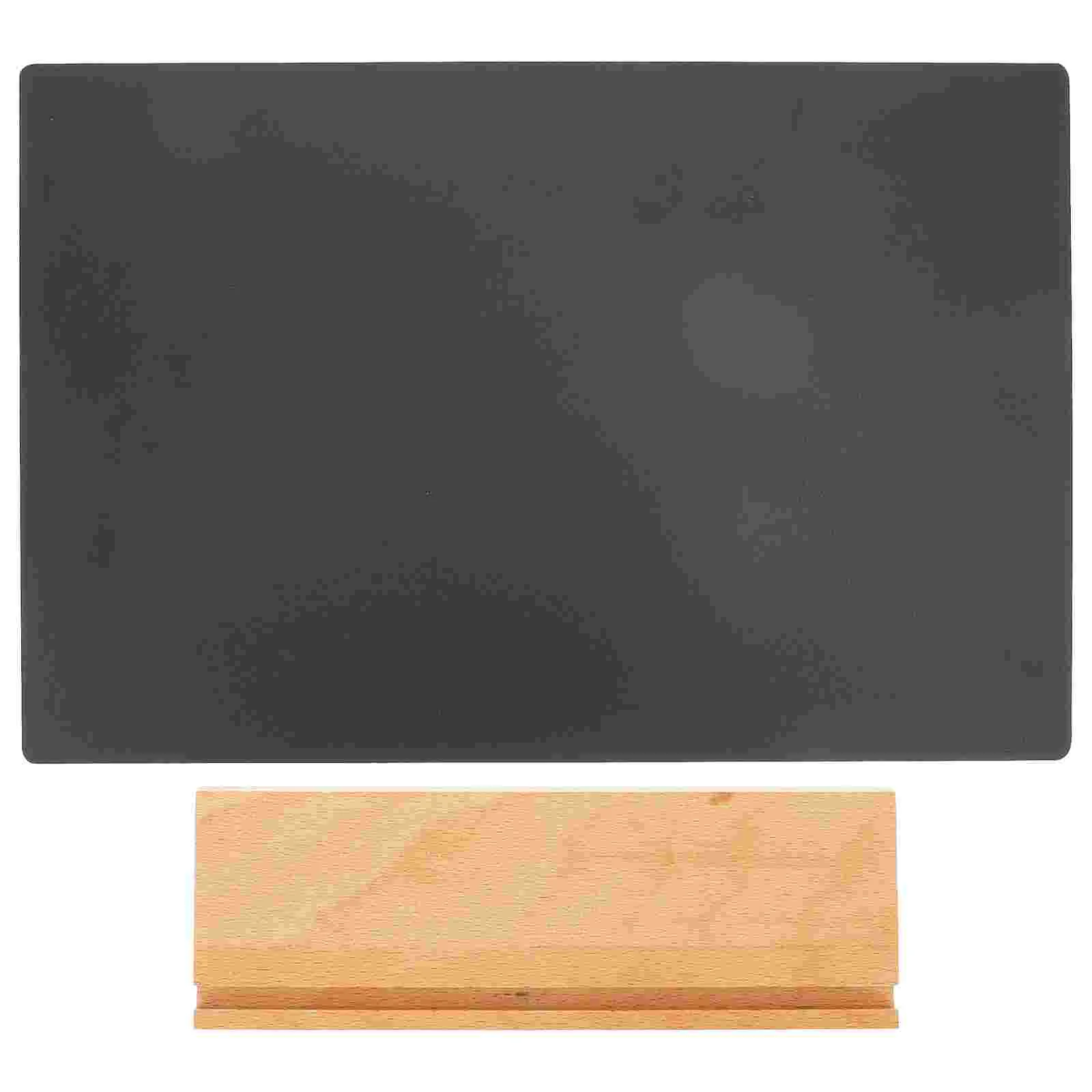 

Wooden Hamper Creative Chalkboard Memo Writing Sign Decoration Message Wood
