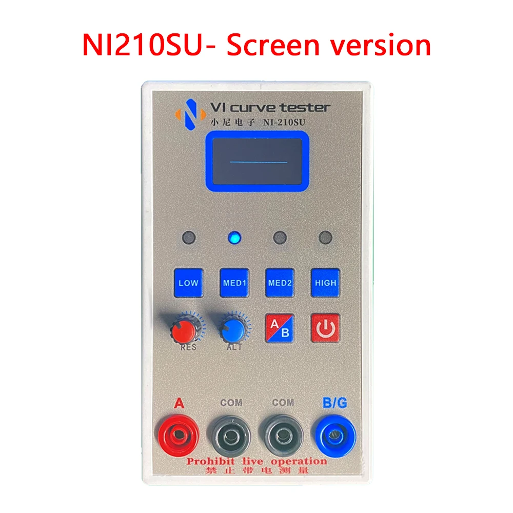 

Тестер кривой VI NI210SU-версия экрана