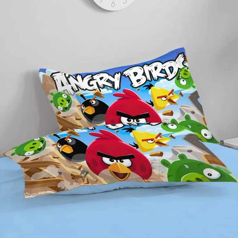 Креативная и персонализированная простыня из чистого хлопка Angry Birds Bomb Chuck