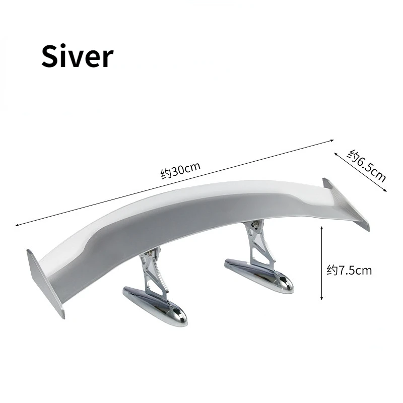 Универсальный автомобильный мини-спойлер задний спойлер для багажника гоночный спойлер с регулируемым углом самоклеящийся Стайлинг автомобиля Внешнее украшение