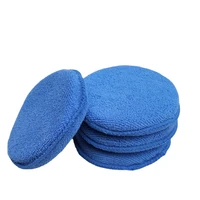 soft microfiber car wax applicator pad polishing sponge for apply and remove wax auto care polish foam sponge cleaning supplies