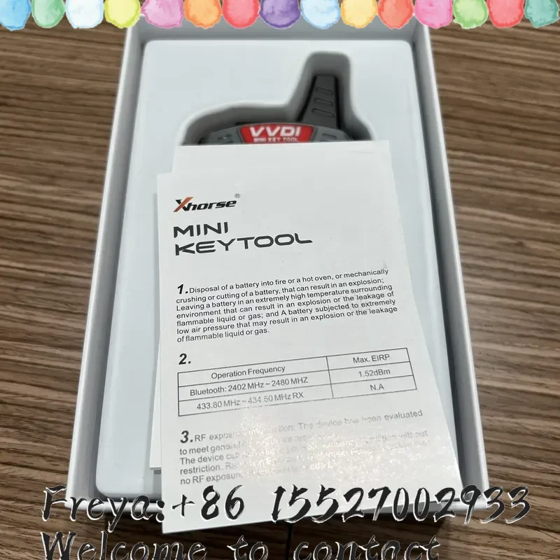 Глобальная версия Xhorse VVDI MINI KEY TOOL: устройство для создания пультов ДУ для iOS и Android, замена VVDI Key Tool (art.: 3920dbc289cf8) - 3920dbc289cf8