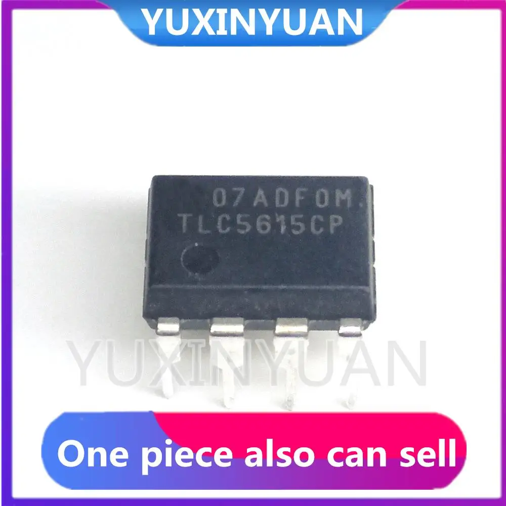 5 шт., TLC5615CP TLC5615C TLC5615 DIP8 YUXINYUAN