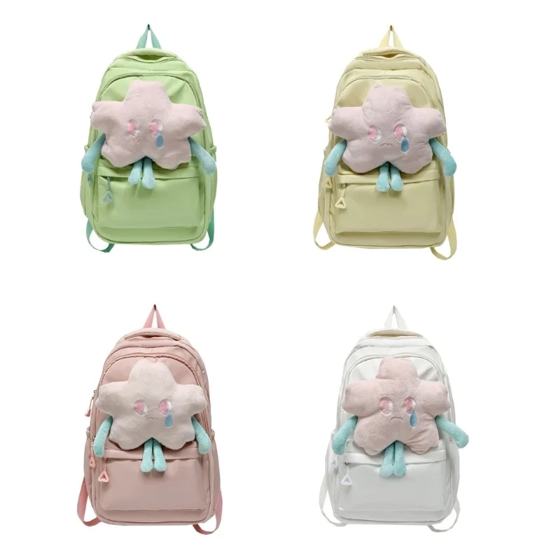 

and Japanese Style School Backpack Decor Nylon School Bag Fashion Laptop Daypack Book Bags