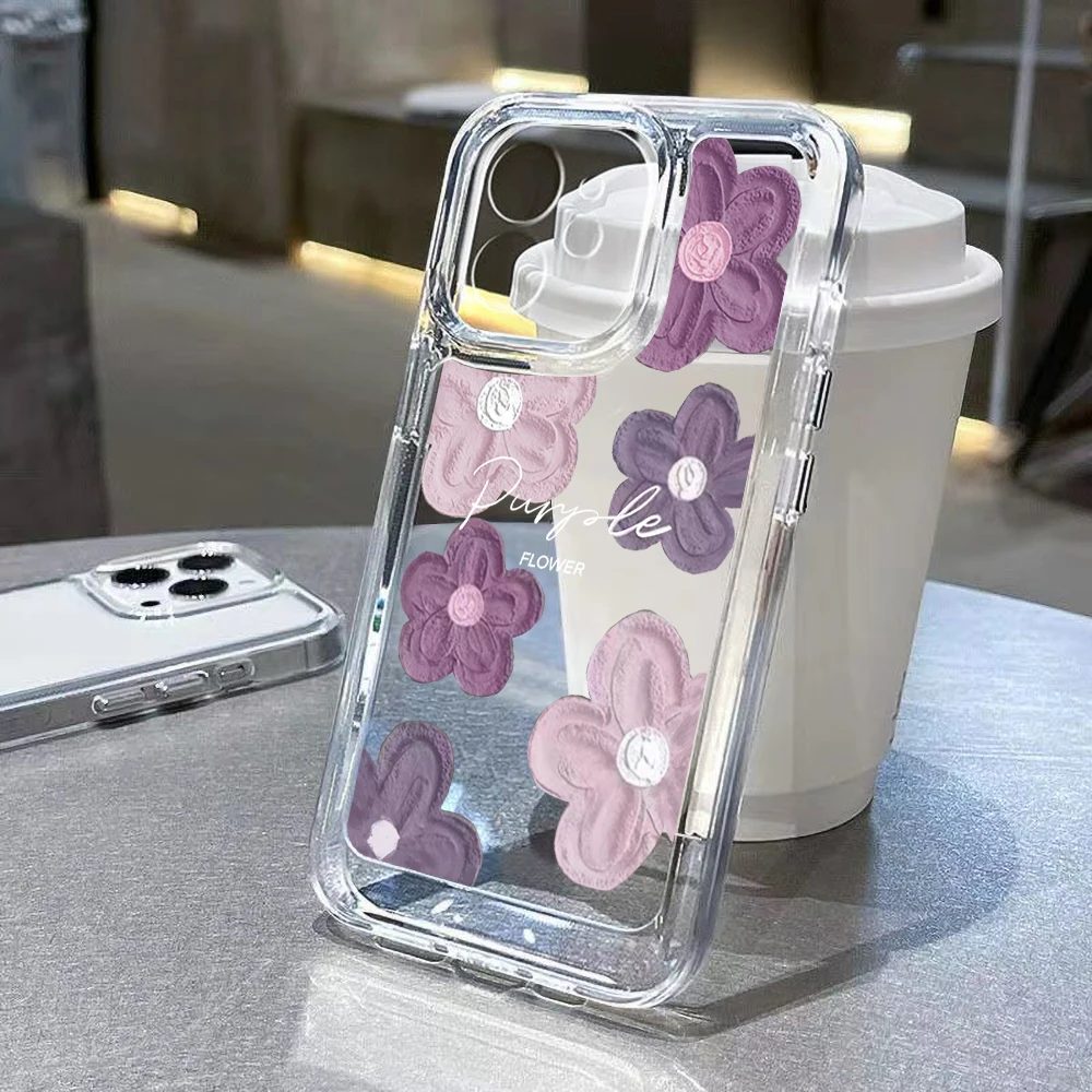 

Flower Transparent Case For Xiaomi Redmi Note 12 Pro Case Redmi Note 11 10 9 8 9s 10s 11s 12C 10C 11A 9C NFC 9A 8T Silicon Funda