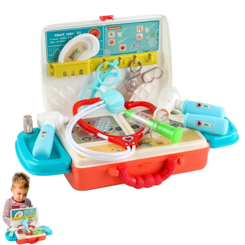 

Pretend Play Sets For Toddlers Cooking Playsets For Children Fine Motor Skills Toy Pretend Doctor/Pet Set Toys For Toddlers