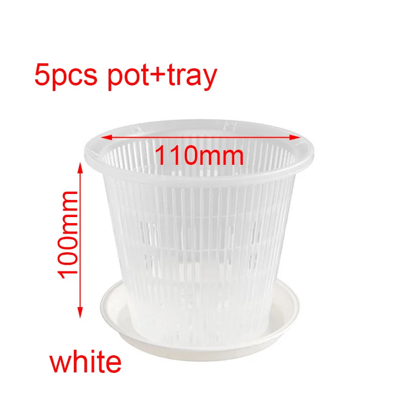 

Пластиковый сетчатый горшок для орхидей 5 шт.