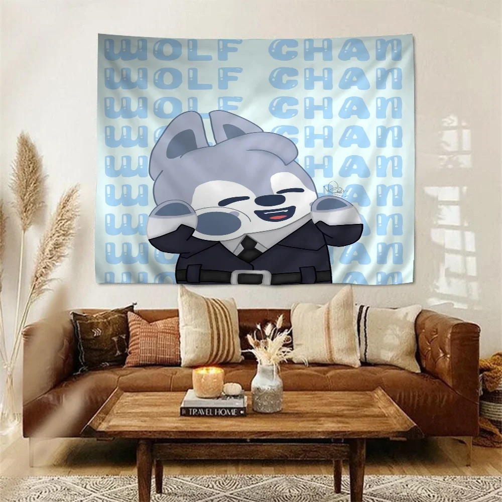 Kpop бродячие дети S-skzoo DIY настенный гобелен подвесной Таро хиппи настенные коврики