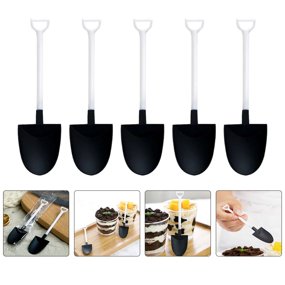 

Spoonsdisposable Mini Scoop Dessert Desserts Silverwarecream Ice Cutlery Tasting Use Sampling Adorable Utensils Birthday Party