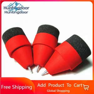 Huntingdoor 6pcs Soft Sponge Foam Arrow heads Game Practice Broadheads Tips For Archery CS Shooting Sport Archery Arrowheads