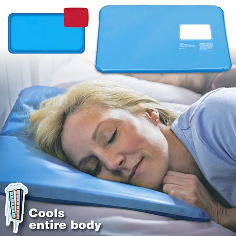 

Summer Ice Cold Sleep Aid Pillow Comfortable Cooling Bedding Massager Therapy Head Pillows Office Chair Car Seat Cooling Cushion