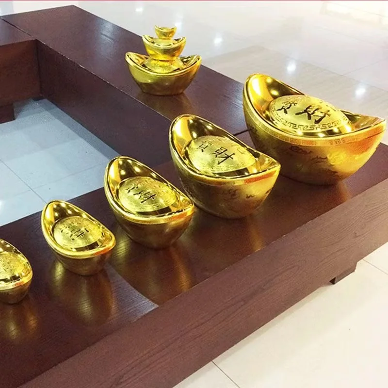 INS счастливый Золотой доллар сокровище старинное китайское искусственное