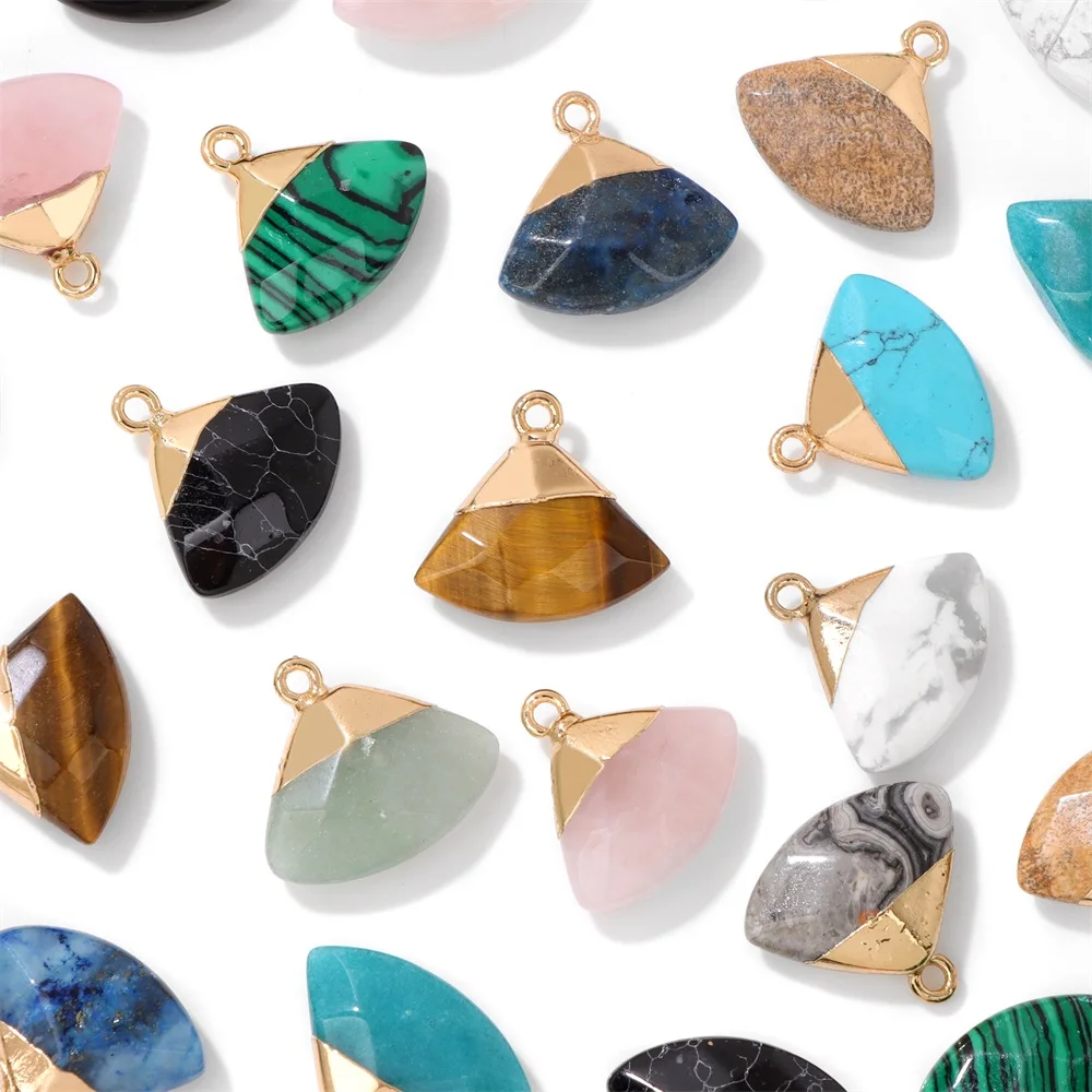 Подвески из натурального камня 18 х19 мм 5 шт