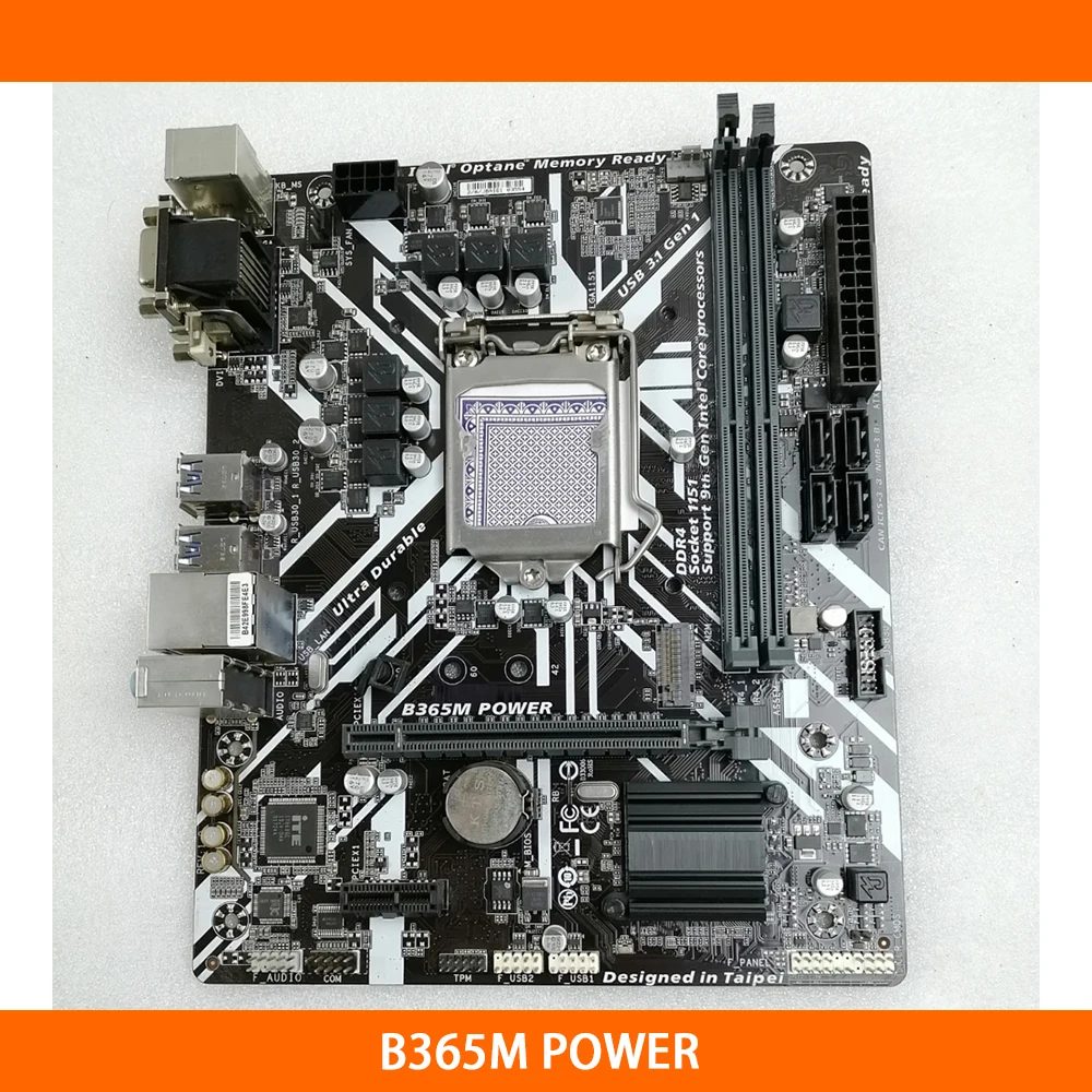 

Для Gigabyte B365M POWER LGA1151 B365 2 * DDR4 Слоты DIMM 32 Гб 4 * SATA 3.0 портов Micro ATX материнская плата для настольного компьютера Высокое качество