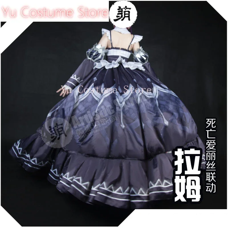 Аниме! SINoALICE With Re: Жизнь в другом мире от нуля Ram Cooperate Платье Косплей Костюм