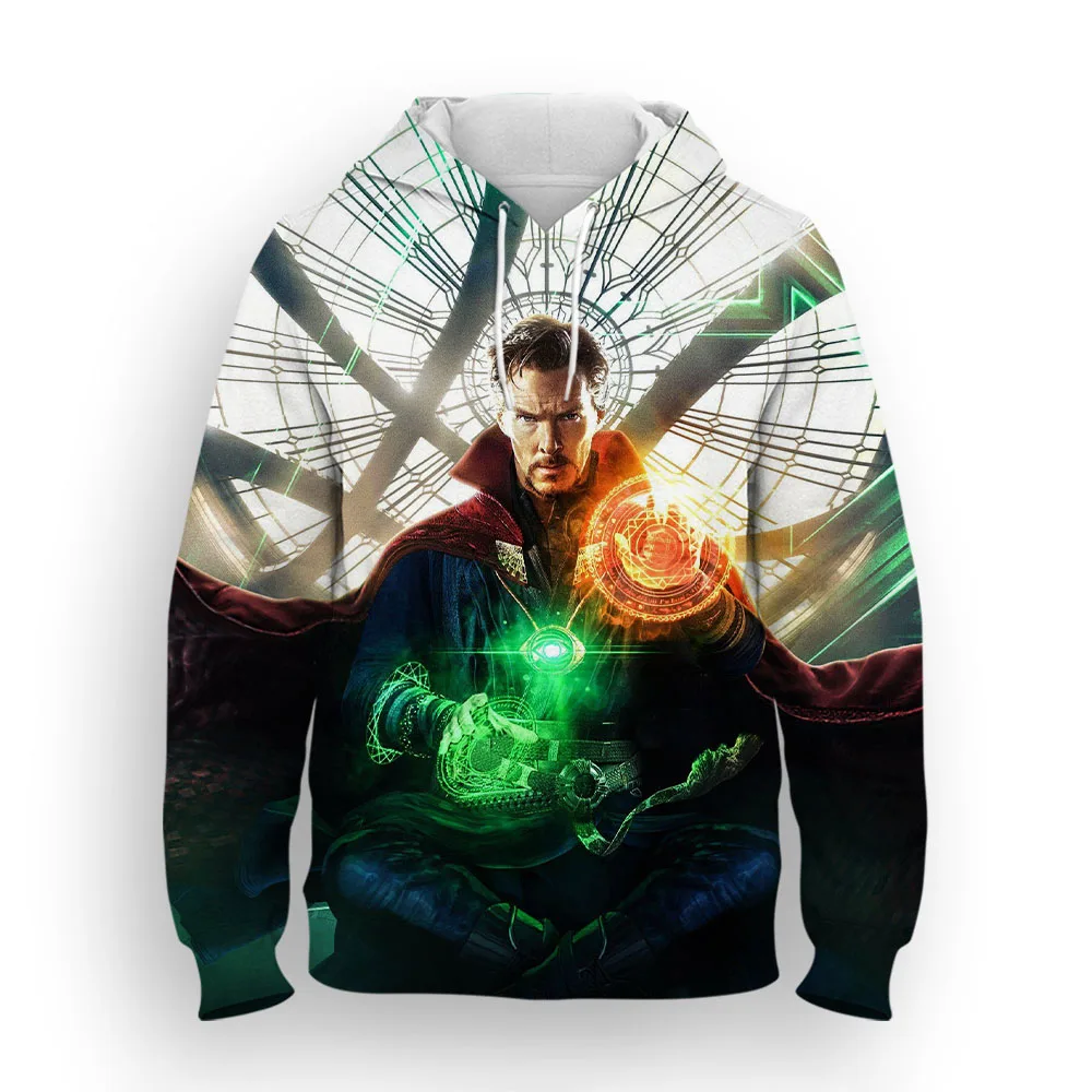 

Disney Fashion Men's Pullover 3D Printing Marvel Doctor Strange Men's Hoodie Casual Spring Sweatshirt