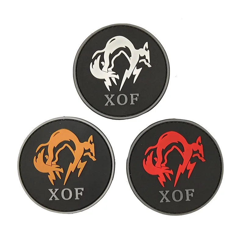 

Металлическое оборудование Xof шпионские Тени наклейки GS игровой периферический Тактические Военные резиновые нашивки ПВХ крючок и петля значок