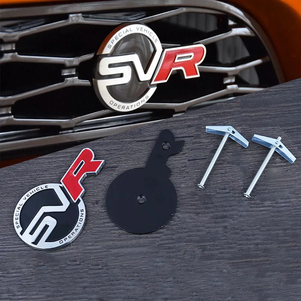 

Наклейка для Jaguar SVR, наклейка на решетку радиатора для Land Rover Discovery Sport HSE Defender, Стайлинг автомобиля Land Rover, наклейка