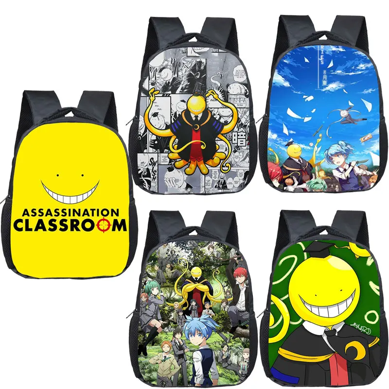 Anime Bookbag Assassination Classroom School Bags for Boys Girls  Kids Mini Daily Backpack child Kindergarten backpack