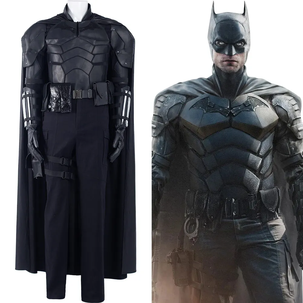 

Bruce Wayne Cosplay Costume Pants Cloak Outfits Halloween Carnival Suit